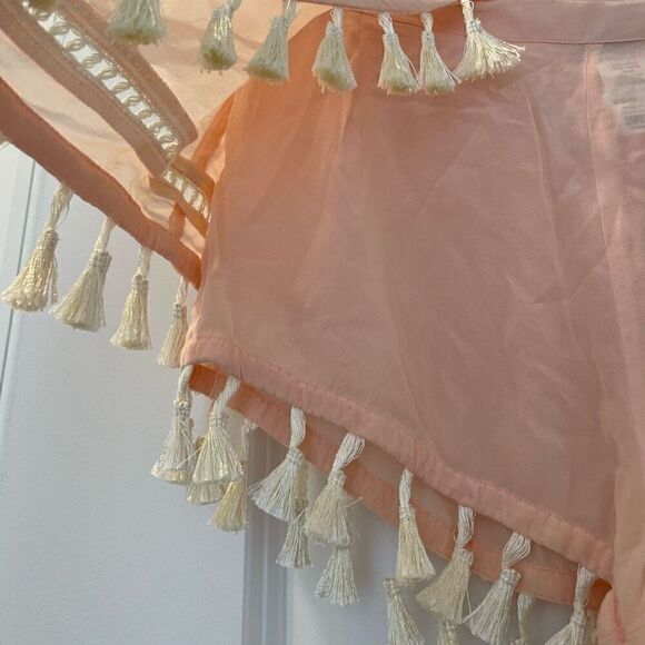 ZINGARA Coverup Shorts tassels detail size Small - Picture 3 of 6